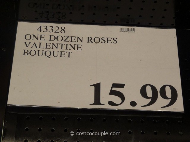 One Dozen Roses Valentine Bouquet Costco 1