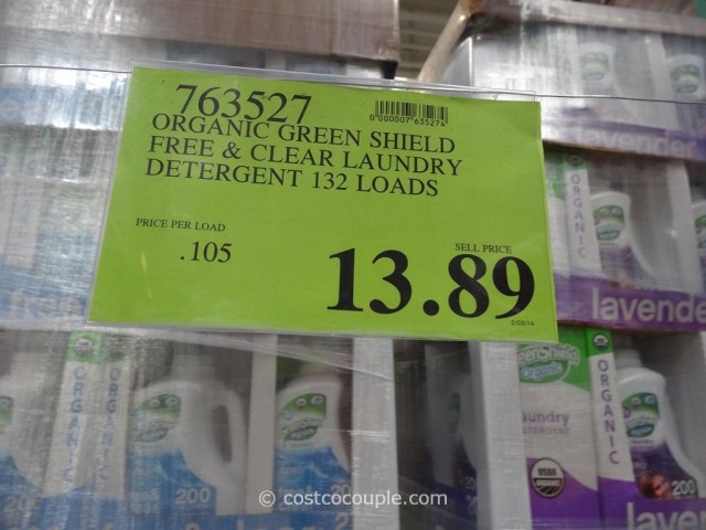 Green Shield Organic Free and Clear Detergent Costco  1