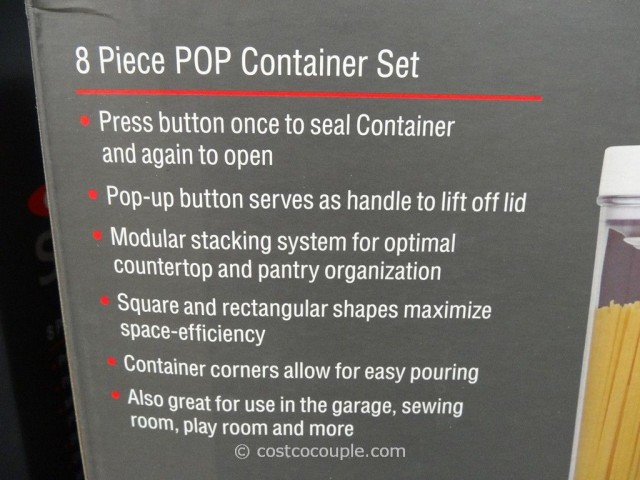 Oxo 8-Piece Pop Container Set Costco 4