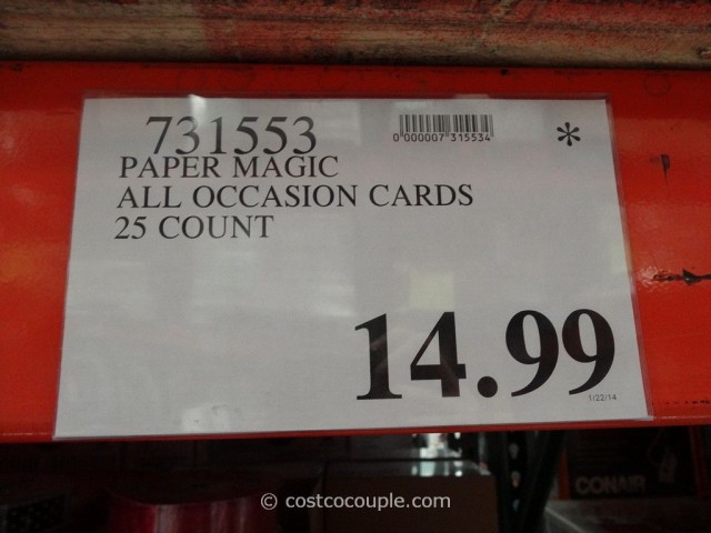 Paper Magic 25 All Occasion Cards Costco 1
