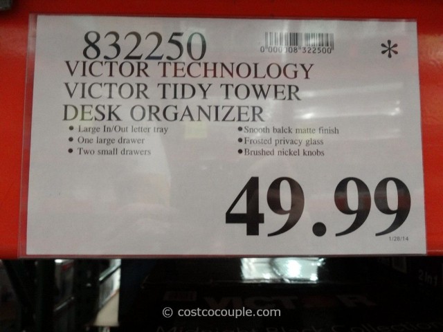 Victor Tidy Tower Desktop Organizer Costco 1