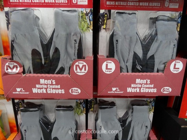 Wells Lamont Mens Nitrile Work Gloves Costco 1