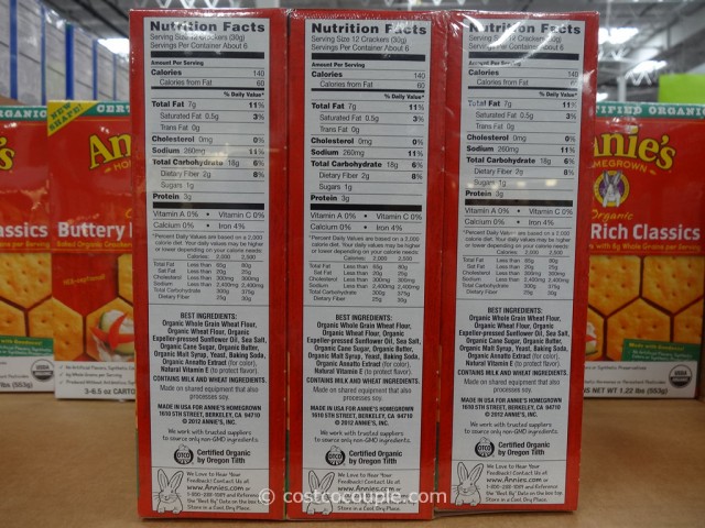 Annies Buttery Rich Organic Crackers Costco 2