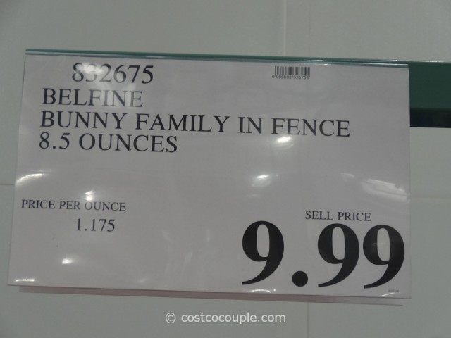 Belfine Bunny Family In Fence Costco 3