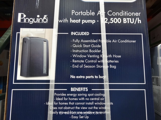 Delonghi 12500 BTU Portable Air Conditioner Costco 2