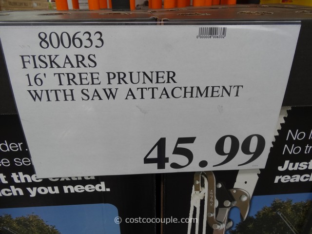 Fiskars 16-Foot Tree Pruner With Saw Attachment Costco 1