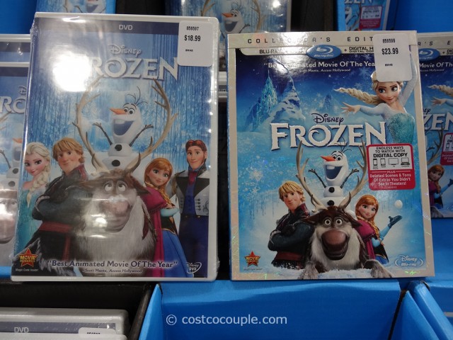 Frozen Blu-Ray DVD Costco 2