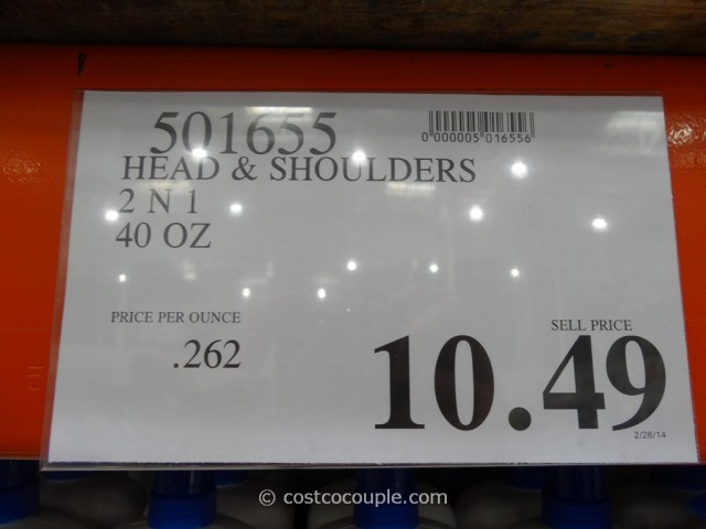 Head and Shoulders 2 in 1 Costco 2