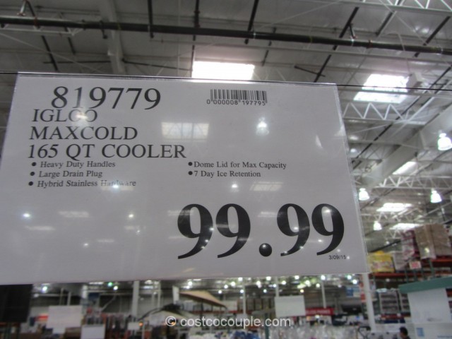 Igloo MaxCold 165Qt Cooler Costco 1