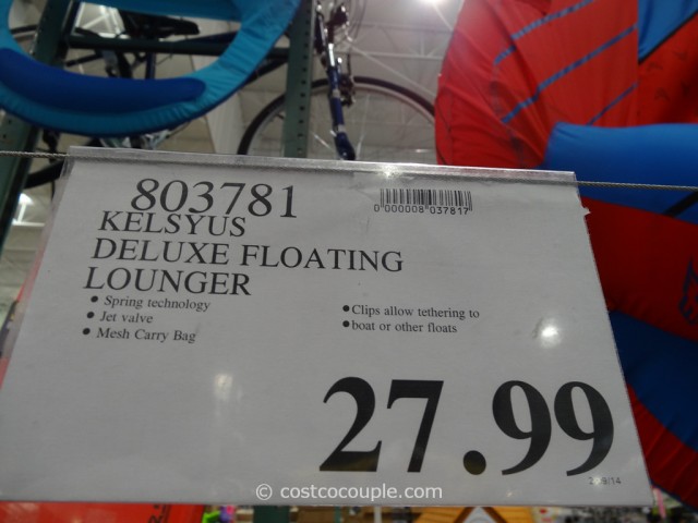 Kelsyus Delux Floating Lounger Costco 1