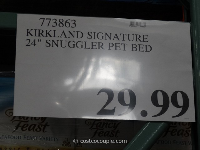 Kirkland Signature 24-Inch Snuggler Pet Bed Costco 5