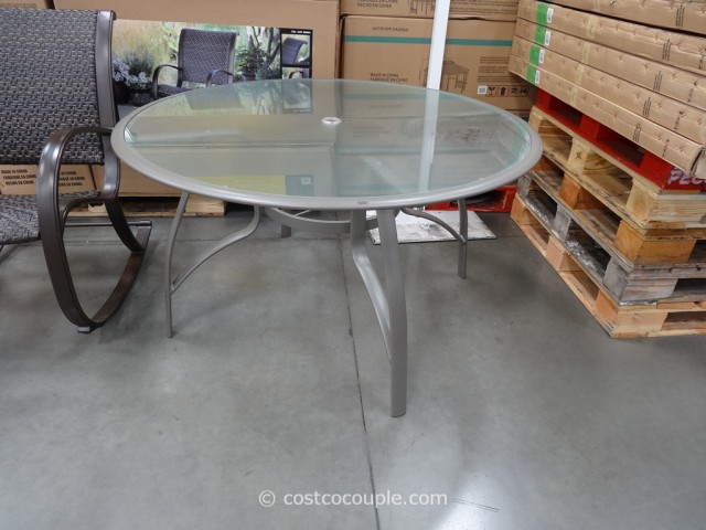 Kirkland Signature 50-Inch Patio Table Costco 1