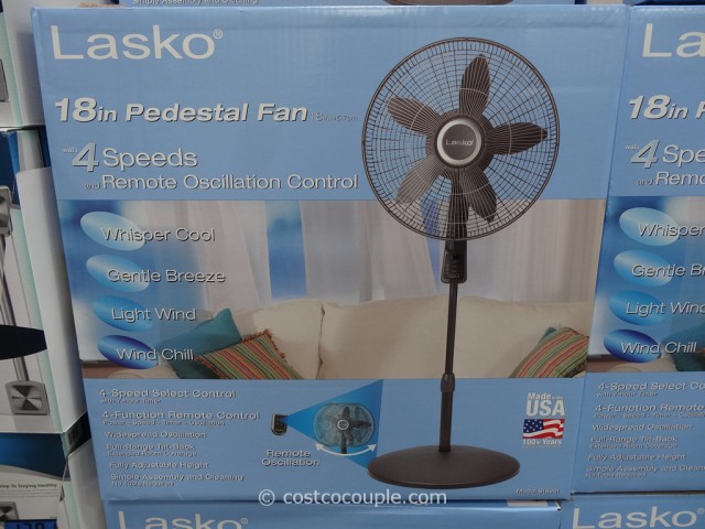 Lasko 18-Inch Pedestal Fan Costco 1
