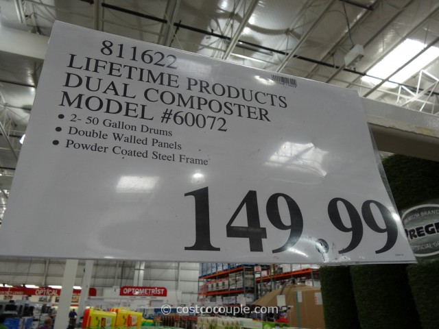 Lifetime Products Dual Composter Model#60072 Costco 1