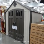 Lifetime Products Resin Outdoor Storage Shed Costco 1