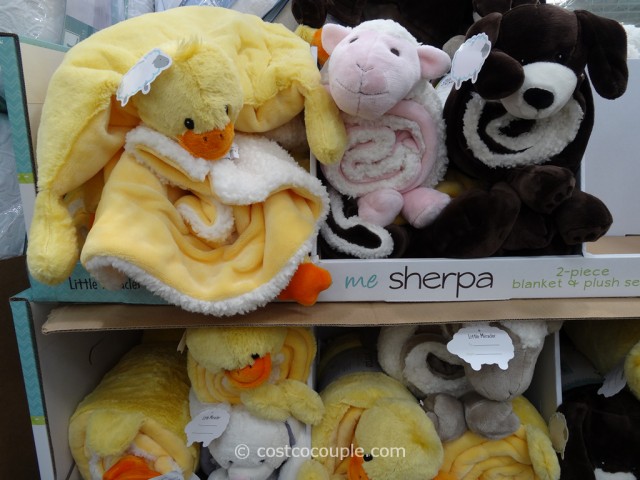 Little Miracles Snuggle Me Sherpa Blanket Costco 1