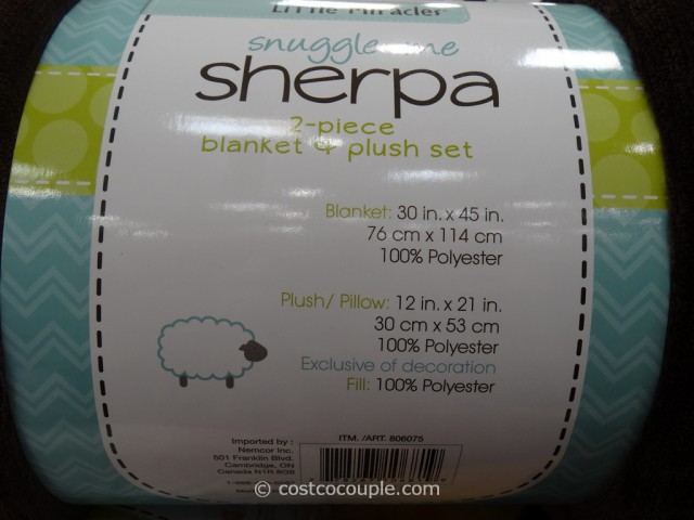 Little Miracles Snuggle Me Sherpa Blanket Costco 3