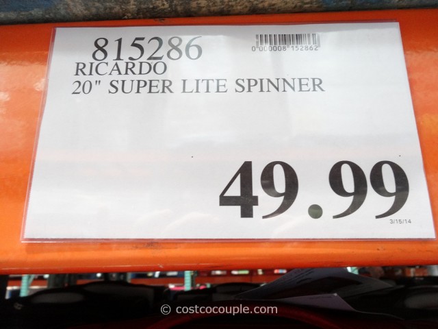 Ricardo 20-Inch Superlight Spinner Costco 2