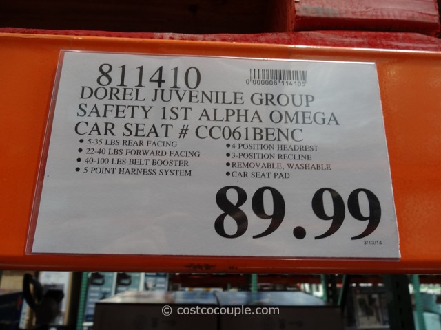 Safety 1st Alpha Omega Car Seat Costco 1