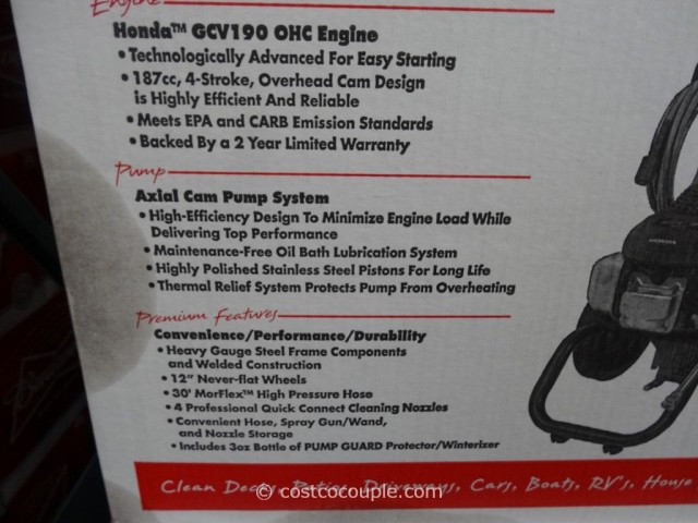 Simpson Gas Powered Pressure Washer Costco 4