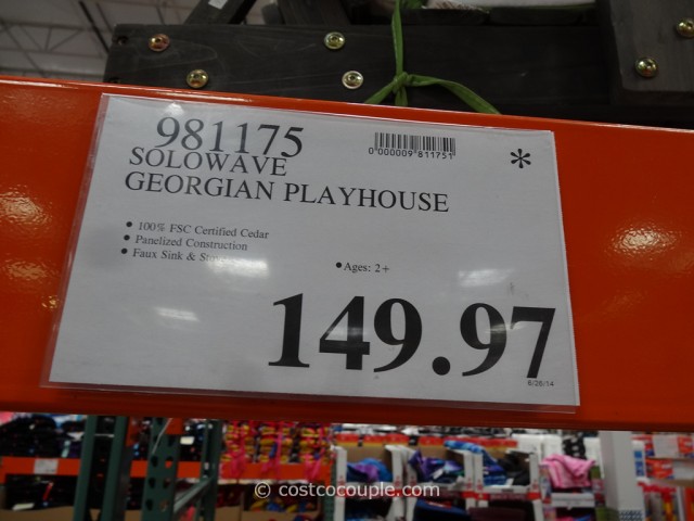 SoloWave Geogian Playhouse Costco