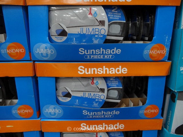 Winplus 3-Piece Auto Sunshade Kit Costco 1