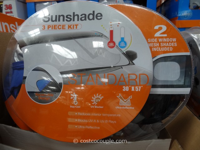 Winplus 3-Piece Auto Sunshade Kit Costco 2