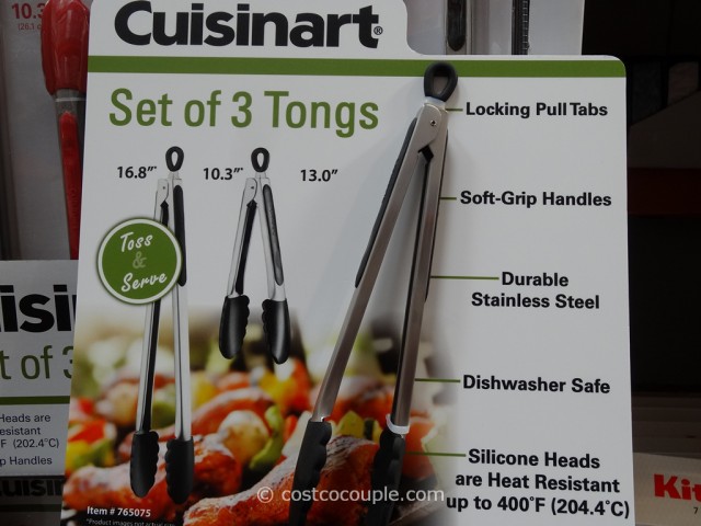 Cuisinart Stainless Steel Tongs Set Costco 1