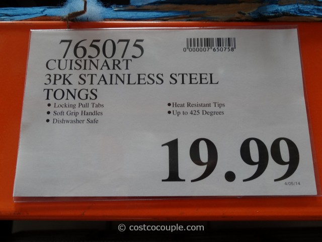 Cuisinart Stainless Steel Tongs Set Costco 4