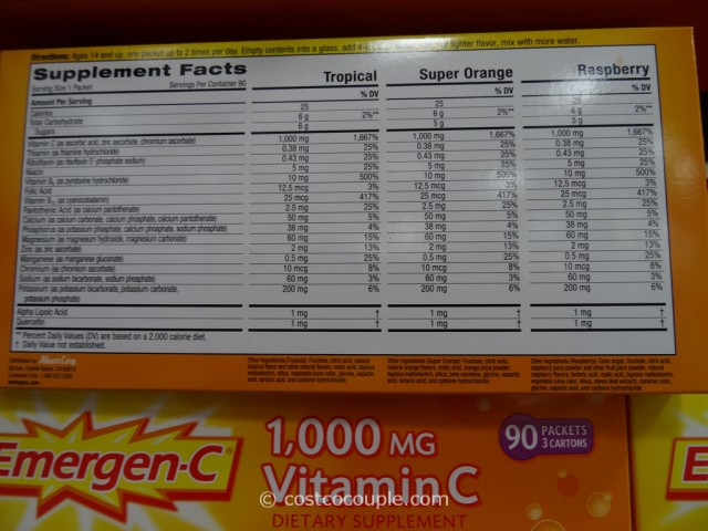 Emergen-C Vitamin C Costco 2