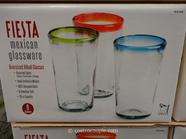 Fiesta Mexican Glassware Set Costco 2