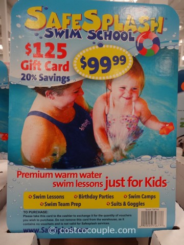 Gift Card Safe Splash Swim School Costco 1