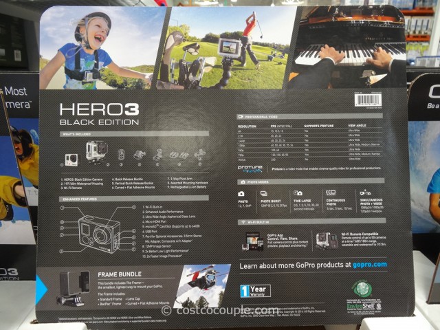 GoPro Hero3 Black Edition Costco 7