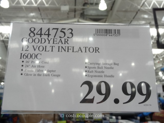 GoodYear 12 Volt Inflator Costco 1