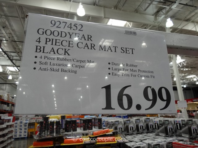 Goodyear 4-Piece Car Mat Set Costco 3