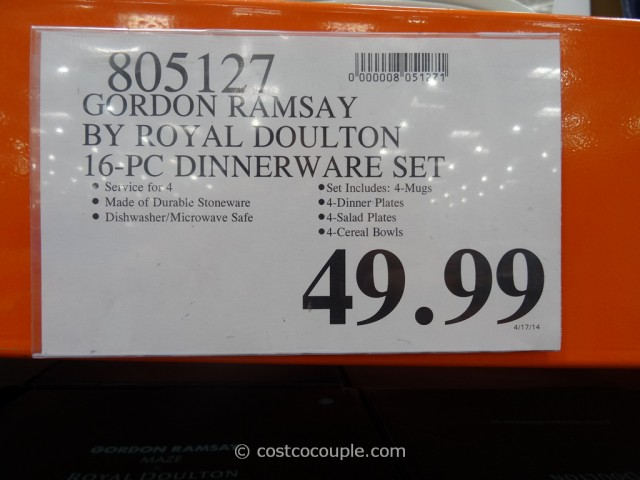 Gordon Ramsay Maze Stoneware Dinnerware Set Costco 1