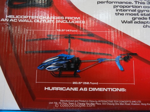 Hurricane H6 Radio Control Outdoor Helicopter Costco 5