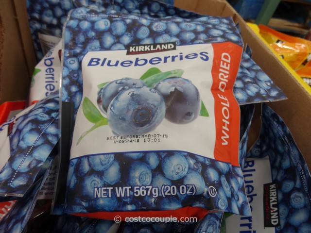 Kirkland Signature Dried Blueberries Costco 2