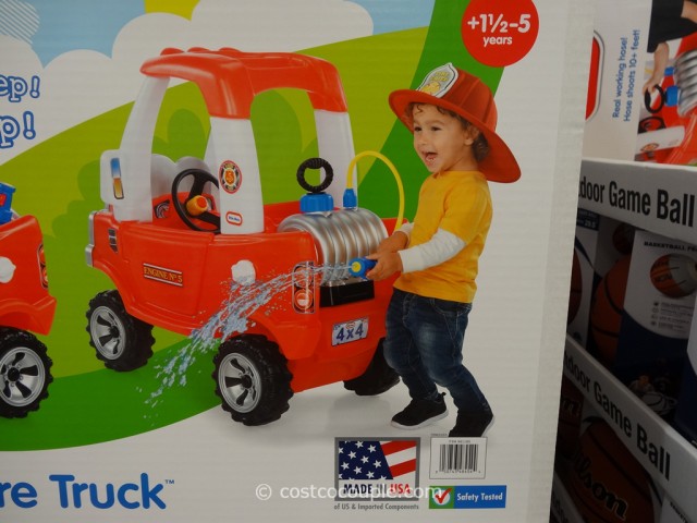 little tikes fire truck car