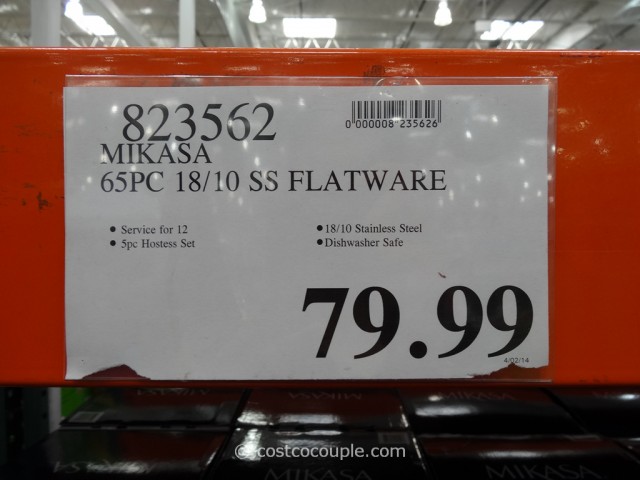 Mikasa 65-Piece Flatware Set Costco 4