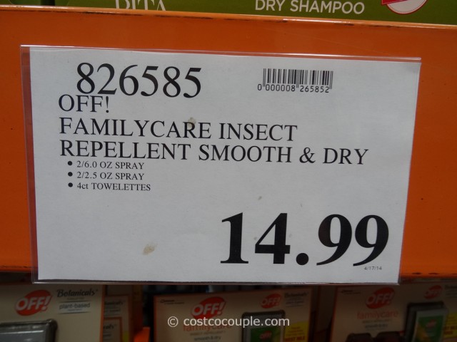 Off FamilyCare Insect Repellent Costco 1