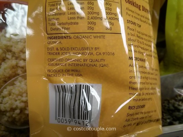 Organic Quinoa Trader Joes 2