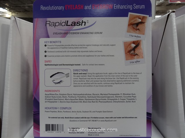 RapidLash Eyelash and Eyebrow Enhancing Serum Costco 2