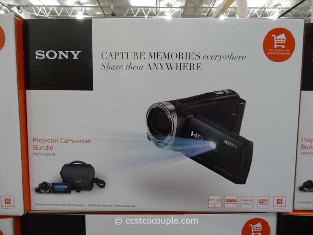 Sony Projector Comcorder Set HDR-PJ350 Costco 2