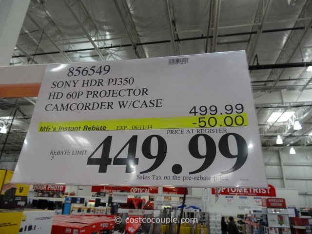 Sony Projector Comcorder Set HDR-PJ350 Costco 5