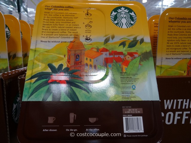 Starbucks VIA Colombian Instant Coffee Costco 3