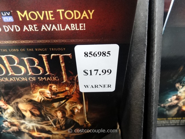 The Hobbit Blu-Ray DVD Costco 4