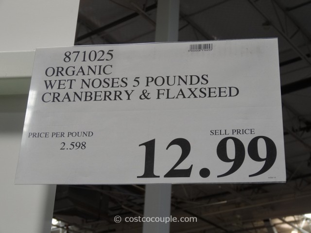 Wet Noses Organic Cranberry and Flaxseed Dog Treats Costco 5