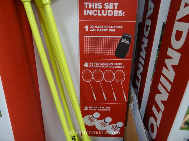 Wilson Outdoor Badminton Kit Costco 2