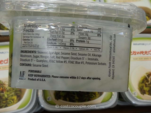 Azuma Seaweed Salad Costco 3